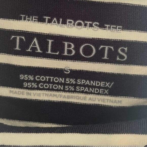 NWT TALBOT CLASSIC TURTLENECK BLACK/WHITE STRIPE LONG SLEEVE
SIZE S - Picture 3 of 5